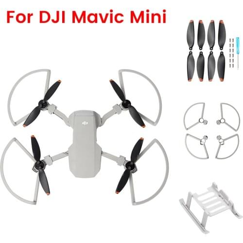 4PCS Propeller Protector Guard for DJI Mavic Mini Drone Accessory Blade Fens Props Wing Screw Quick Release Cover Protective Kit