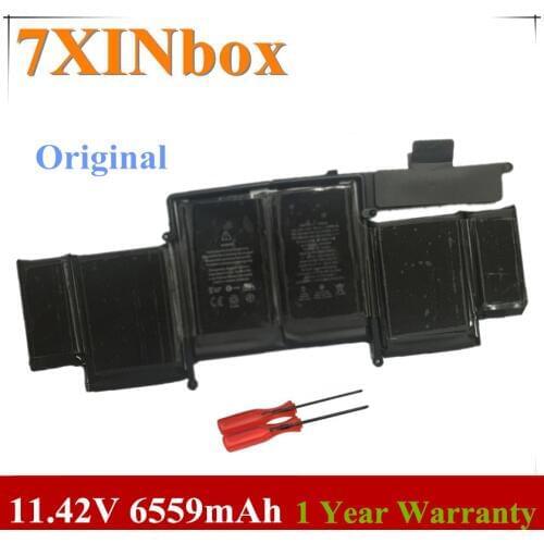 7XINbox 11.42V 74.9wh 6559mAh Original A1582 Laptop Battery For Apple Macbook Pro 13" Retina A1502 (2015 year ) ME864 ME865
