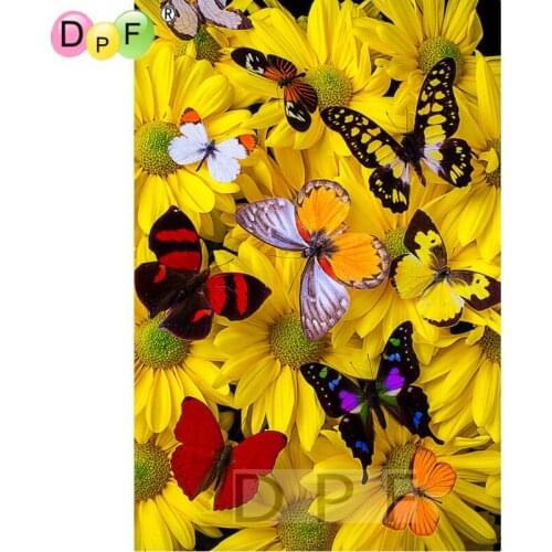 New color butterfly Diamond Painting Cross Stitch Kits Home Decor DIY Diamond Embroidery Rhinestone square Full Diamond Floral