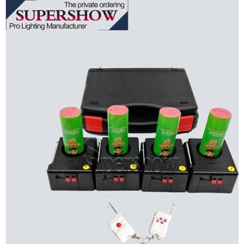 4/8 Channel Wireless Remote Control System Cold Pyrotechnics Receiver sparks Fountain cold fireworks machine for wedding stage