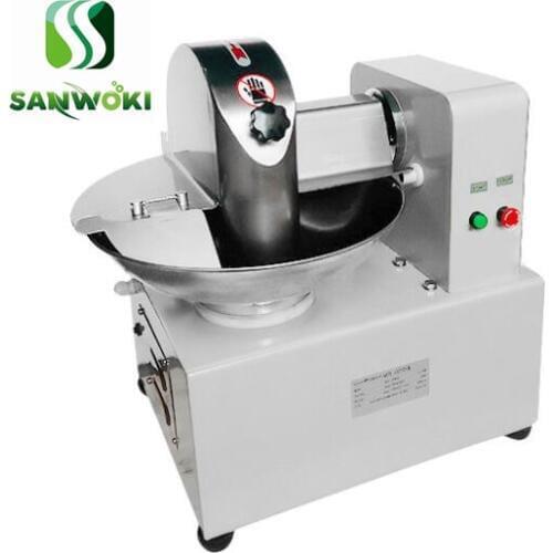 5L vegetable bowl cutter meat bowl chopper machine Meat Grinder Machine cabbage cutting machine meat mud grinding machine