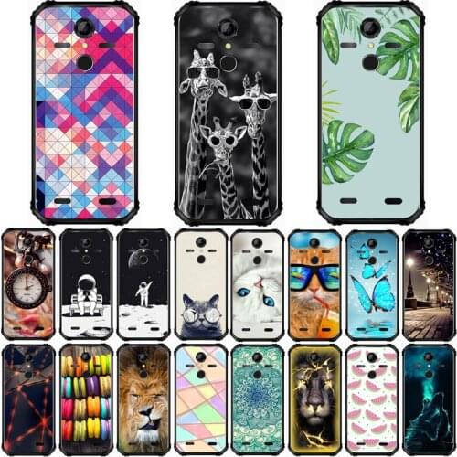 For AGM A9 Case Fashion Silicone Soft TPU Cute Back Cases for agm a 9 Phone Cover Funda Coque