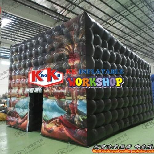 Factory Direct Sale Commercial Giant Inflatable Cubic Lawn Tent Advertising Inflatable Tent
