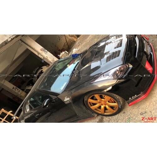 Z-ART Carbon fiber engine bonnet for Nissan GTR R35 carbon fiber engine hood for 2009-2019 GT-R GTR carbon fiber enigne cover