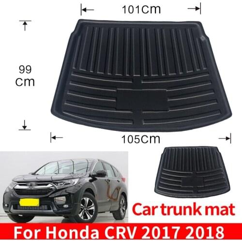 Trunk Mats Car Rear Trunk Storage Mat Cargo Tray Waterproof Floor Sheet Protective Protection Pad For Honda CRV CR-V 2017 2018