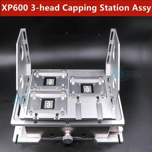 Eco solvent Printer XP600 Printhead Capping Station Assy 3-head shelf cap top Assembly lifting ink stack Printhead bracket plate