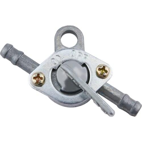 Fuel Petrol Tank Switch Tap Petcock Gasoline Valve With Two Ends On/Off Switch For Cross-country Motorcycle ATV Moped