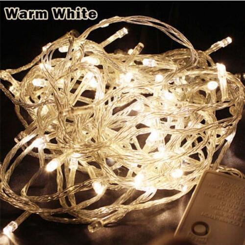 Christmas Lights 10M 20M 30M 50M 100M Led String Fairy Light 8 Modes Decorative Garland Lights For Wedding Party Holiday Lights