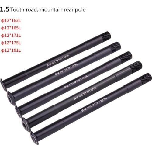 MTB Thru Axle Road Bike Shaft Front Rear Hub Skewers 12mm 15mm Wheel Axis Hub Shaft Dropship