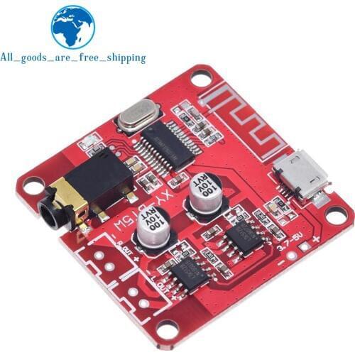 TZT XY-BT5W DC 3.7~5V Bluetooth 5.0 Audio Receiver 5w+5w Stereo Power Amplifier Board