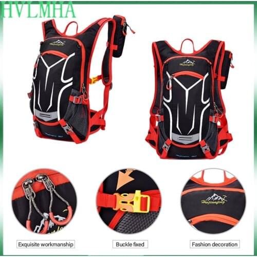 18L Cycling Backpack Rucksack Bicycle Bag with Rain Cover Breathable Riding Camping Hydration Bike Backpack Hiking Cross Bag