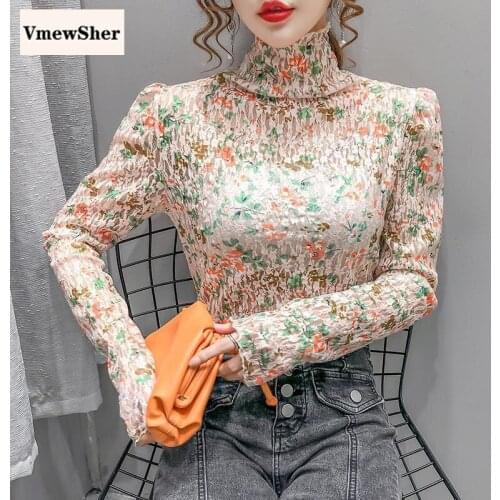 VmewSher Women's Transparent Shirts