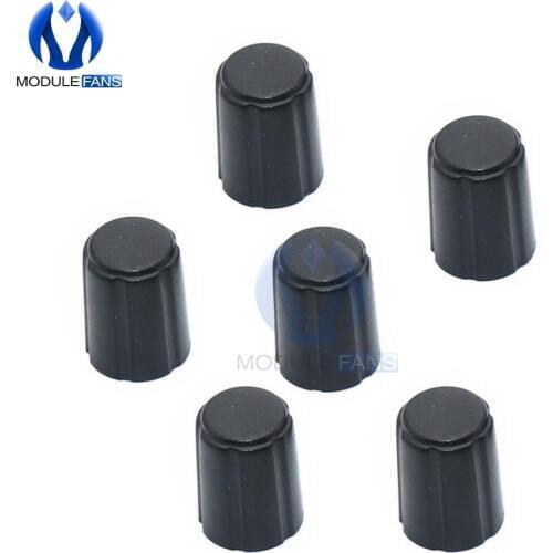 10PCS For KY-040 360 Degrees Potentiometer Rotary Encoder ABS Type D Half Shaft Hole Caps Knob Brick Sensor Switch 6mm A15