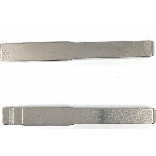 10 pcs/lot Number 38# KD Blade Metal Blank Uncut Flip key blade for KD JMD VVDI Remote Key