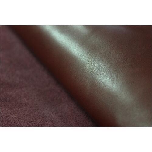 100% genuine split cow leather/ imitation grain leather oil wax cowhide/ color second full grain spray real cow leather