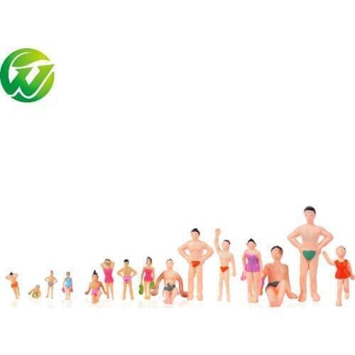 100pcs 1:50 1:75 1:100 1:150 1.2cm-3.6cm High Qualit Architectural Scale Models Swimming Figures