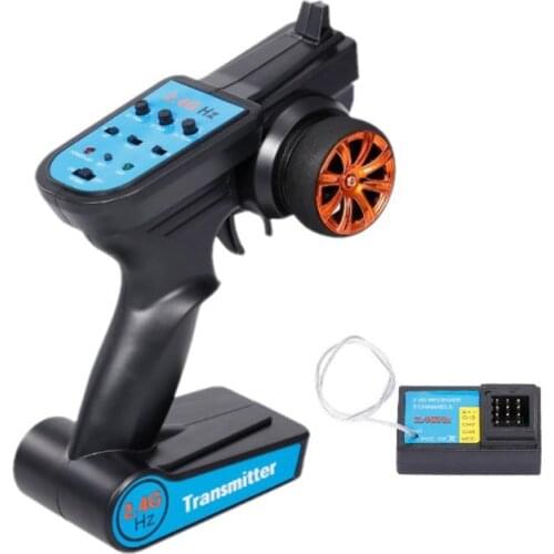 2.4G 3CH RC Transmitter Digital Radio Remote Control Transmitter with Receiver