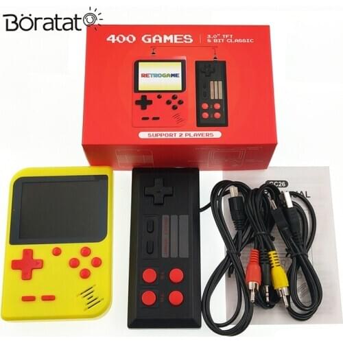 400 IN 1 Game Console Classic Mini Doubles Handheld Machine Retro Nostalgic Gaming Machine Portable Pocket For Kids Gift