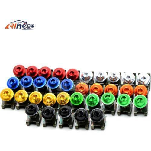 5 pieces 6mm motorcycle accessores fairing body screws for HONDA CBR900RR CBR 900 919 893 RR ducati hypermotard 16 15