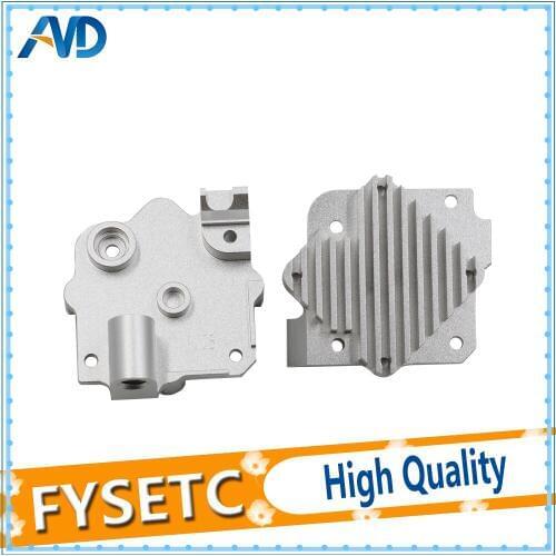 5pcs Aluminum Alloy Heatsink 1.75mm Titan Aero V6 Aero Heat Sink for Titan Extruder Upgrade Kit V6 Hotend 3D Printer Accessories
