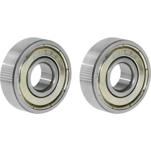 10pcs Double Shielded Miniature High-carbon Steel Single Row 608ZZ Ball Bearing