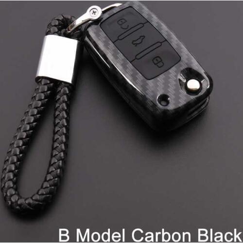 ABS+Silicone Key Case cover for VW Volkswagen polo passat b5 golf 4 5 6 jetta mk6 tiguan Gol CrossFox Plus Eos Scirocco Beet