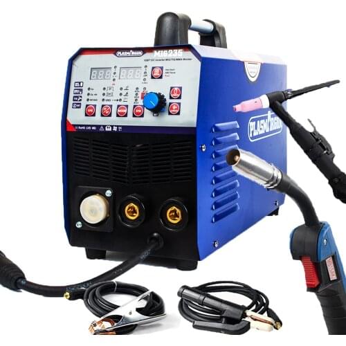 Plasmargon MIG / ARC / Lift Tig 3IN1 Combo Welding Machine MIG235 Multi-Function Welder Device 220v Burner