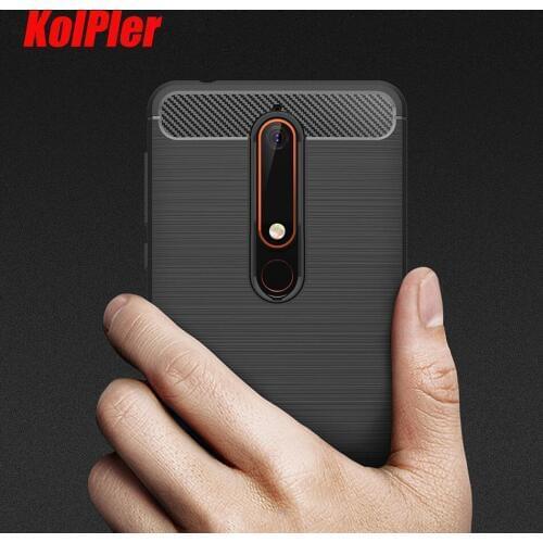 Case Cover for Nokia 6 2018 Case Luxury Soft Silicon TPU Armor Cover Case for Nokia 6 2018 Full Protective Accessories Bag shell