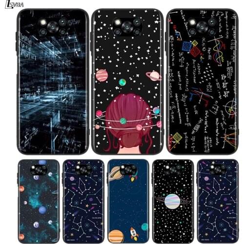 Black Cover Dream In Planet for Xiaomi Mi Mix 3 A3 A2 A1 Poco M3 M2 C3 X3 X2 NFC F2 F1 CC9 CC9E Pro Phone Case