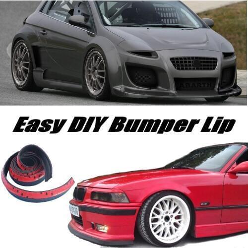 Bumper Lip Deflector Lips For Fiat Brava / Bravissimo / Bravo Front Spoiler Skirt For Tuning / Body Kit / Strip