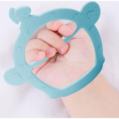 Baby Teething Toy 100% Toxin-free Food-grade Silicone molar toy to soothe the babys emotions Best Gift For Infant