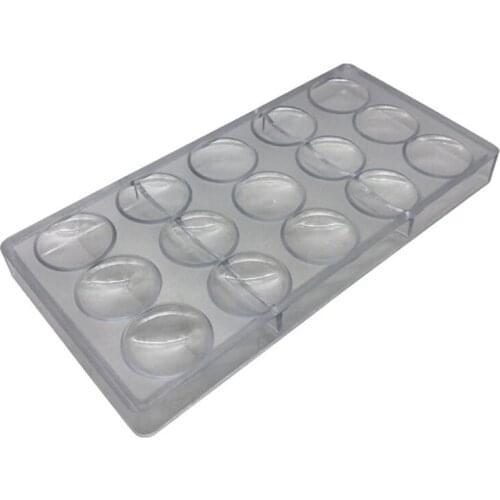 Design Oblate Chocolate Mold Volcanic Polycarbonate Chocolate Moulds PC Candy Forms