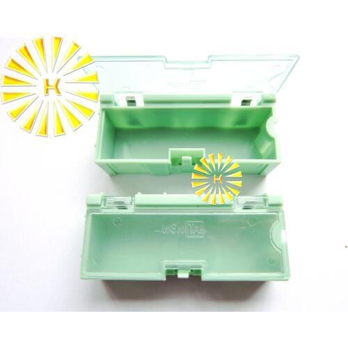 50pcs x #2 Green Color Capacitor Resistor SMT Electronic Component Mini Storage box Practical Jewelry Storaged Case