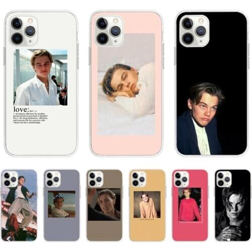 Cool Leonardo Dicaprio young Phone Case Soft Case For iPhone 11pro 12pro MAX 8 7 6 6S Plus X XS MAX 5 5S SE XR Fundas Capa