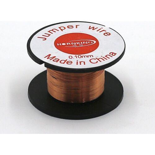 1Pcs Copper Soldering Wire 0.1mm Link Jumper Maintenance Jump Line for Mobile Phone Computer PCB Welding Repair