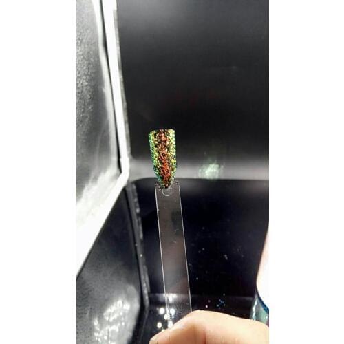 MGA-02 Sparkly Shinny Gold Diamond Nail Art Glitter Powder Gold Glitter 1/64 Hexagonal Sequins Dazzling Nail Glitter,45445