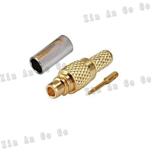 MMCX male crimp RF connector MMCX male crimp Plug for RG316 RG174 LMR100 coaxial cable fast ship