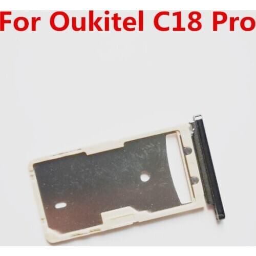 New Original For Oukitel C18 PRO Sim Card Holder Tray Card Slot For Oukitel C18 PRO Smart Cell phone
