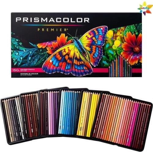 USA Original Prismacolor Premier Color Pencils | Oil Base Color Pencil Set, Assorted Colors, 150 Pack Gift Box Artist Quality