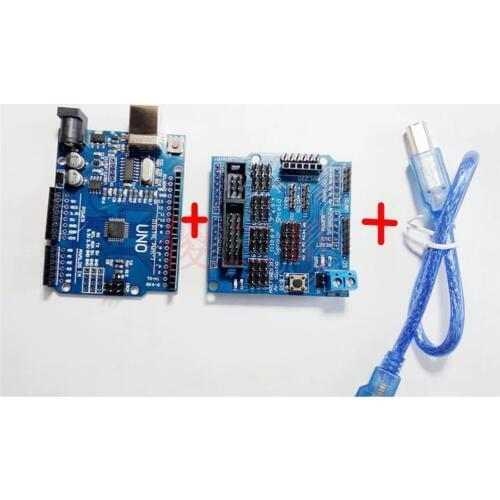 Robot Control Board Servo Controller arduino r3 + Servo Controller Kit board. free delivery