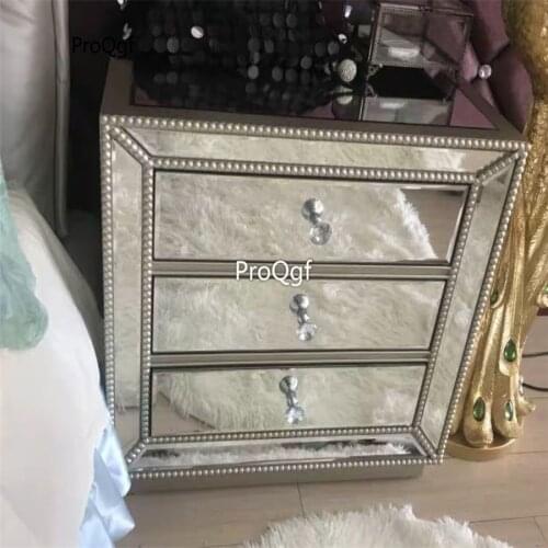 Prodgf 1 Set 55*40*50cm Bedside Cabinet Table