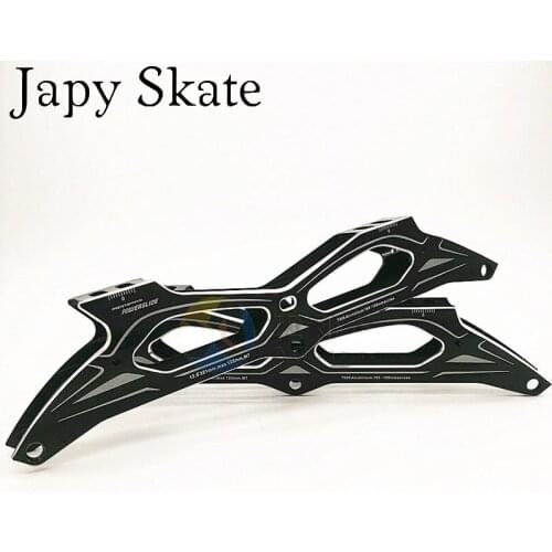 Japy Skate Powerslide Inline Speed Skate Frame 3*125mm 12.6' Aluminum Alloy For 3 Wheels Speed Basins 165-195mm Distance Base