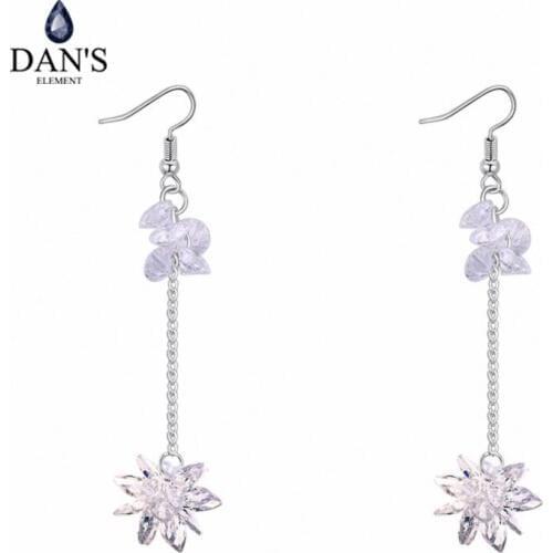 DANS ELEMENT 1 Colors Real Big Brand AAA Zirconia Micro Inlays Beetle Stud Earrings for Women Insect 130595