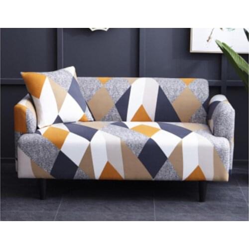 Modern Elastic Sofa Cover Striped Sectional Couch Cover All-inclusive Slip-resistant Slipcover Furniture Protector