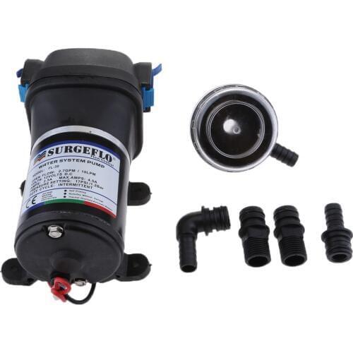 12V FL-30 Water Pump 10Lpm Self-Priming for Boat Marine Yacht RV Camper