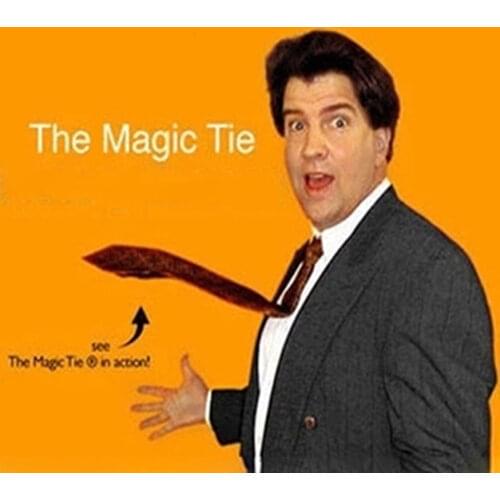 Magic Tie Pop Up Tie Gimmick Magic Tricks Funny Stage Close Up Magia Illusion Gimmick Accessories Necktie Contorl by Magicians