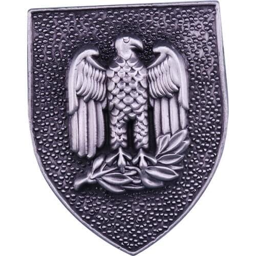 Ww2 german eagle shield badge retro cool jackets backpack accessory