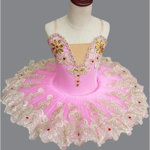 Professional Women Girls Ballet Dance Dress Tutu Skirt White Pink High Quality Gauze Skirts Little Swan Stage Performance Wear