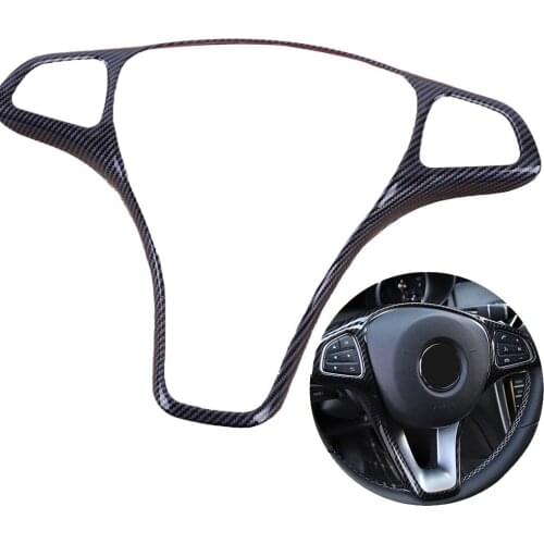 1PC For Mercedes Benz W213 E-Class E200 E300 2016-2017 Steering Wheel Cover High Quality