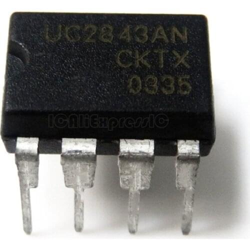 10pcs/lot UC2843 UC2843B UC2843AN DIP-8 In Stock